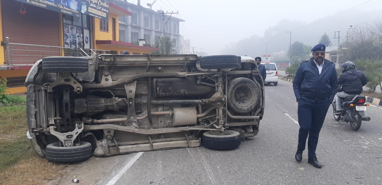 car accident on Nangal road