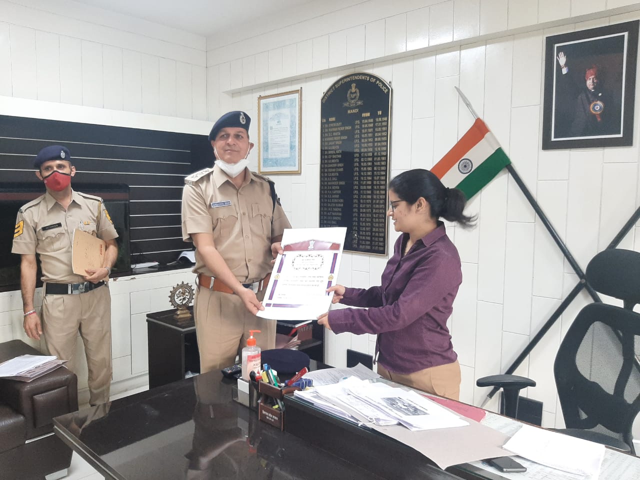 DSP Gurbachan Singh receives President Police Medal for distinguished services