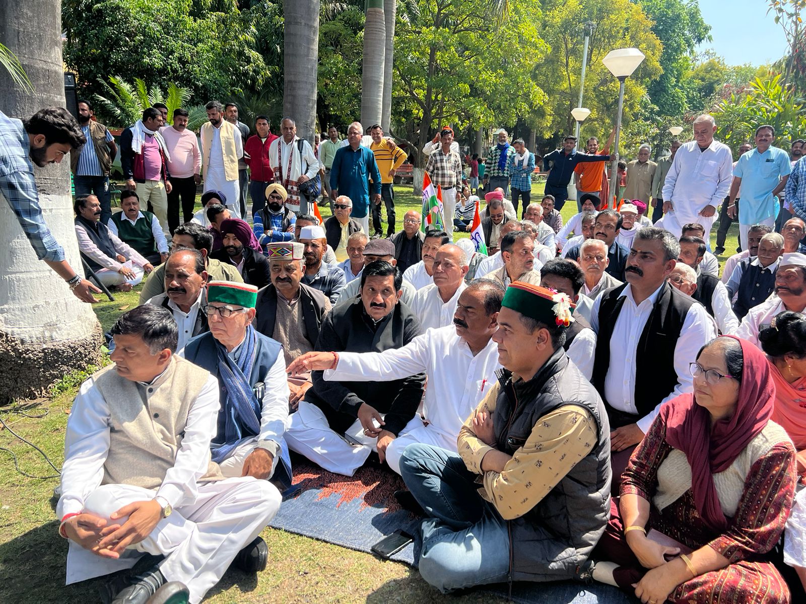 Congress Protest In Una