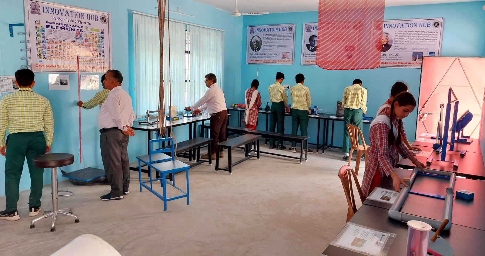 Innovative labs in 12 Govt schools in Una district.