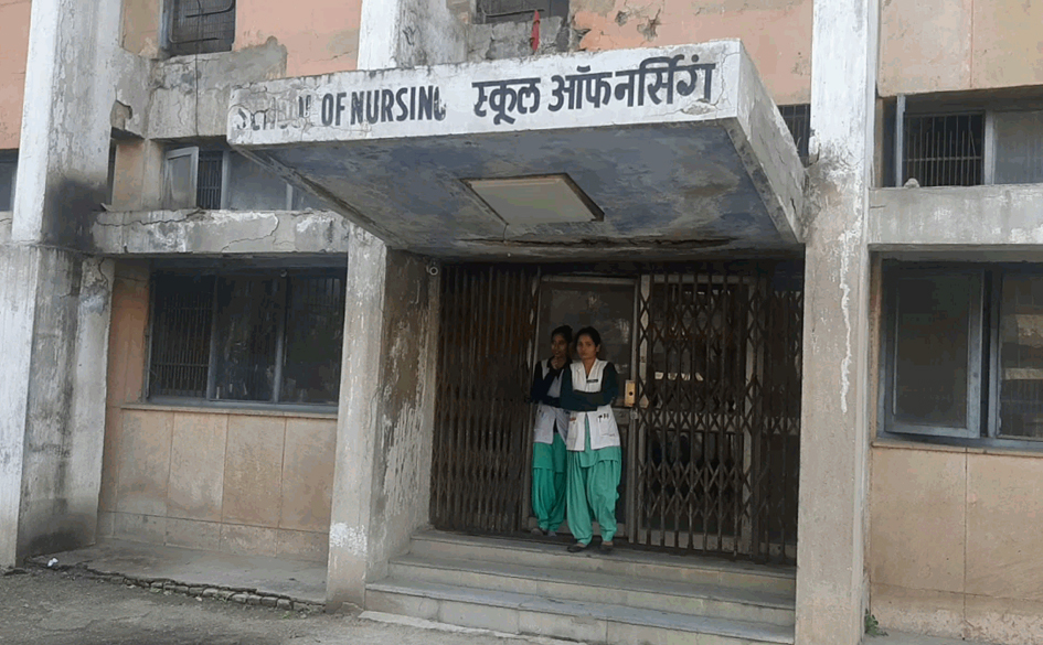 Accident occurred due to falling debris of nursing hostel roof