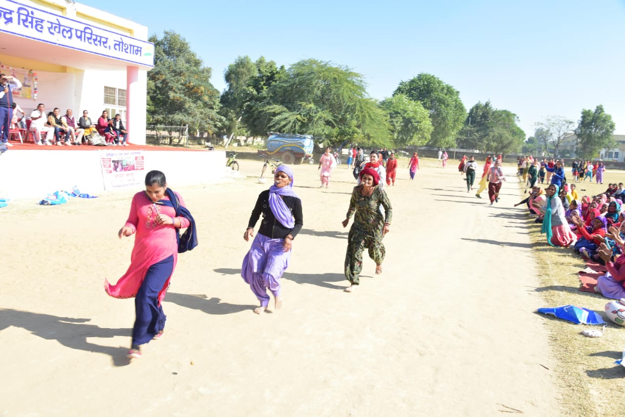 women championship in bhiwani Tosham Women players Women competition in Bhiwani