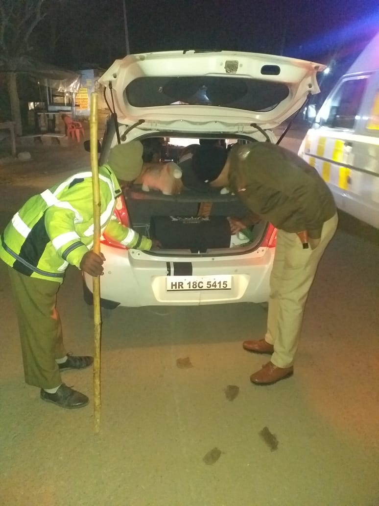 bhiwani police start night domination campaign