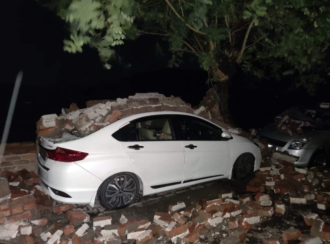 heavy storm in chandigarh