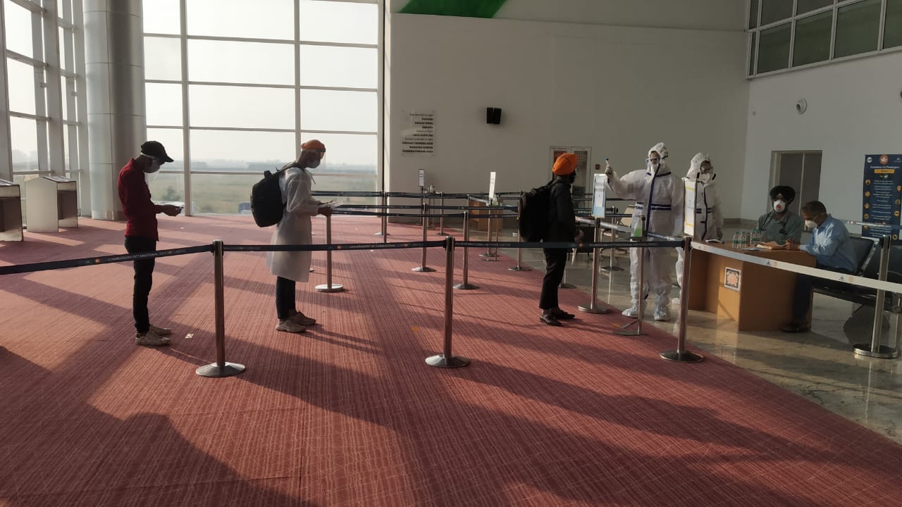 177 indians reached at chandigarh airport under vande bharat mission