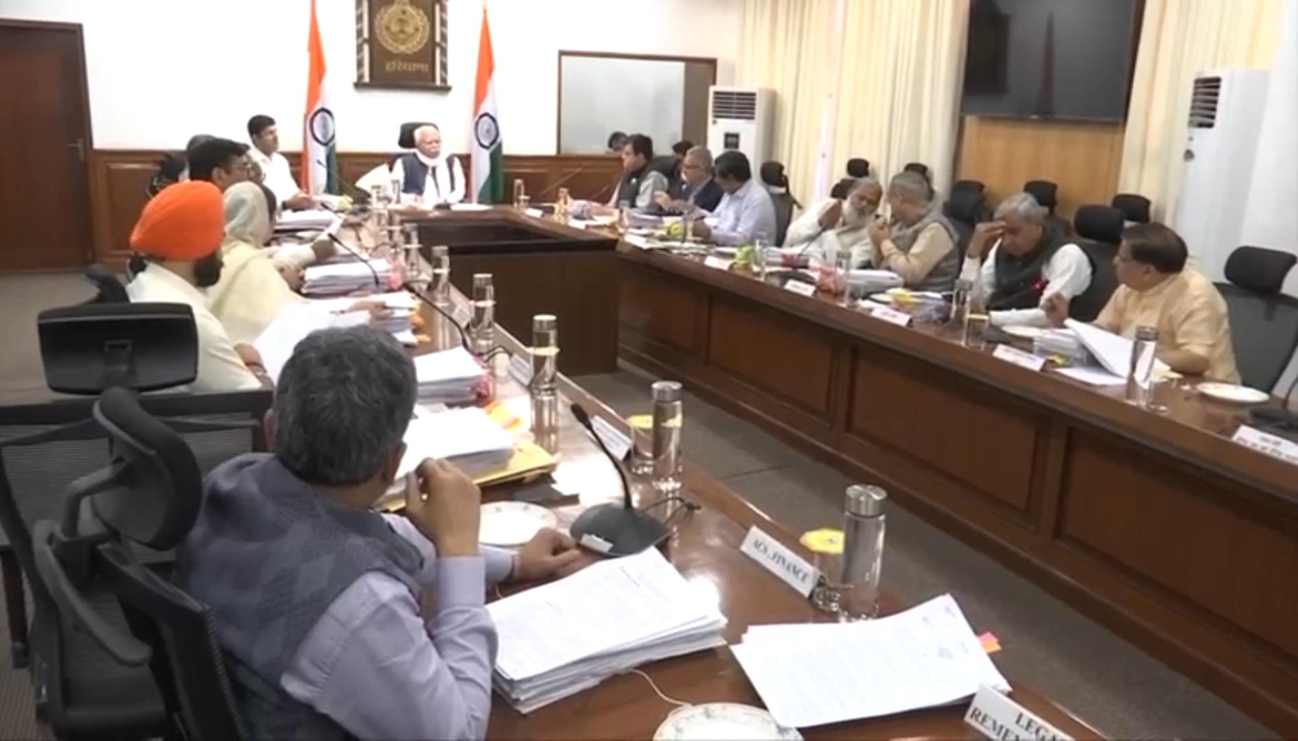 Haryana Cabinet Meeting