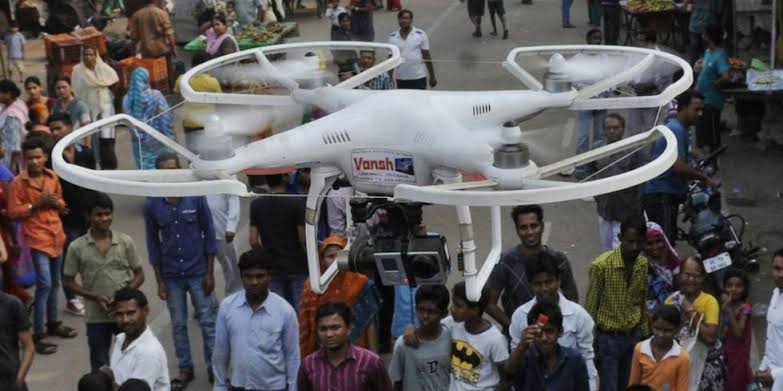 drone camera will monitor chandigarh