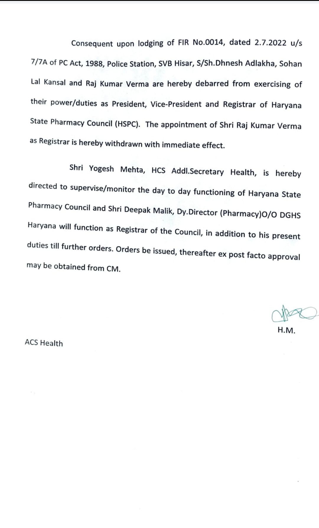haryana state pharmacy council