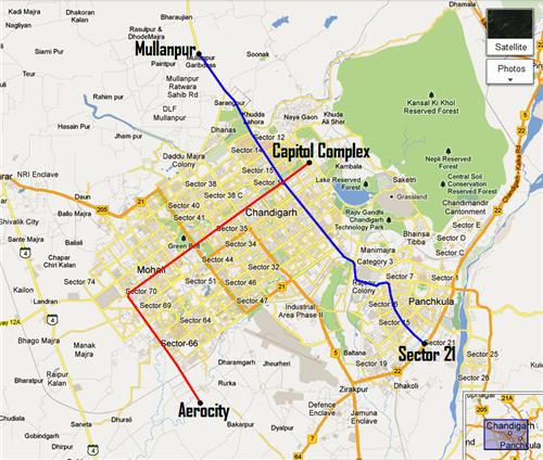 chandigarh metro rail project