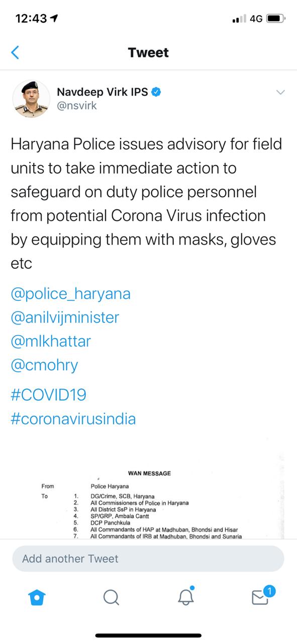 haryana police issued advisory