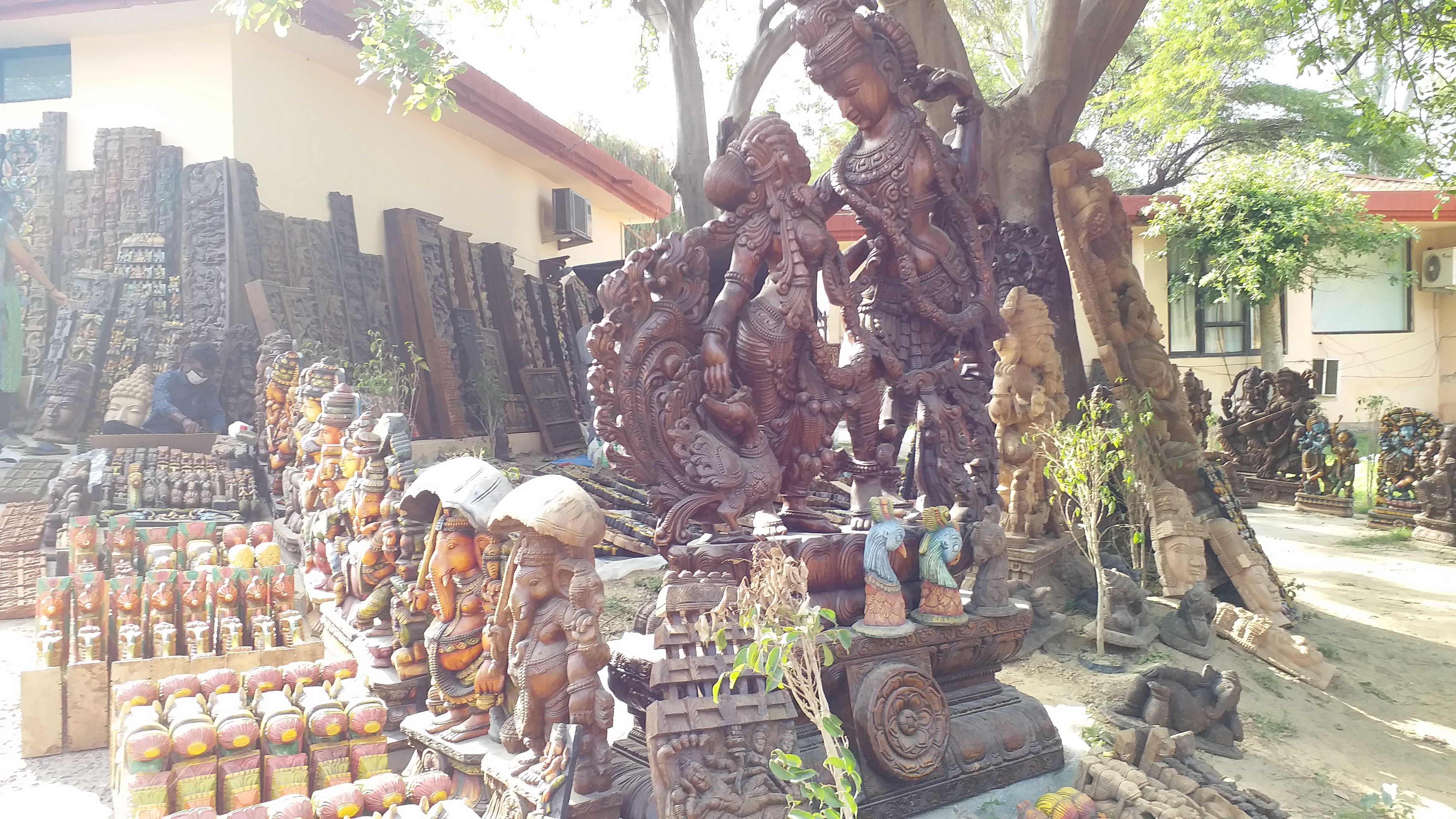 andhra pradesh artist in surajkund mela