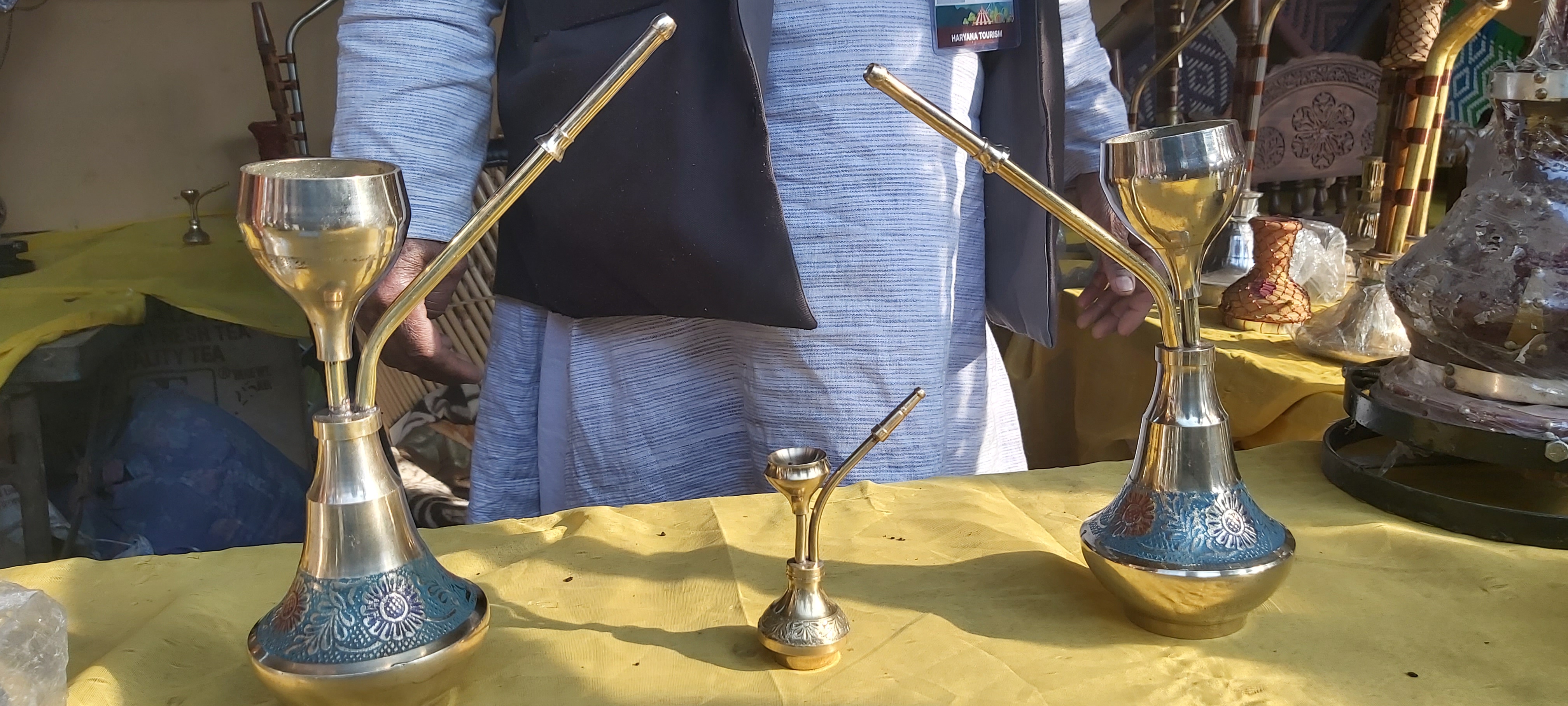 300 year old hookah  in Surajkund Fair