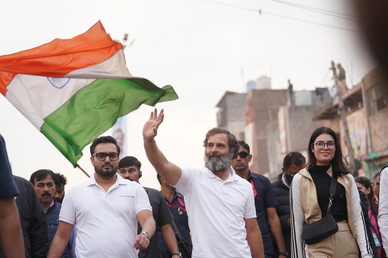 Bharat Jodo Yatra in Faridabad