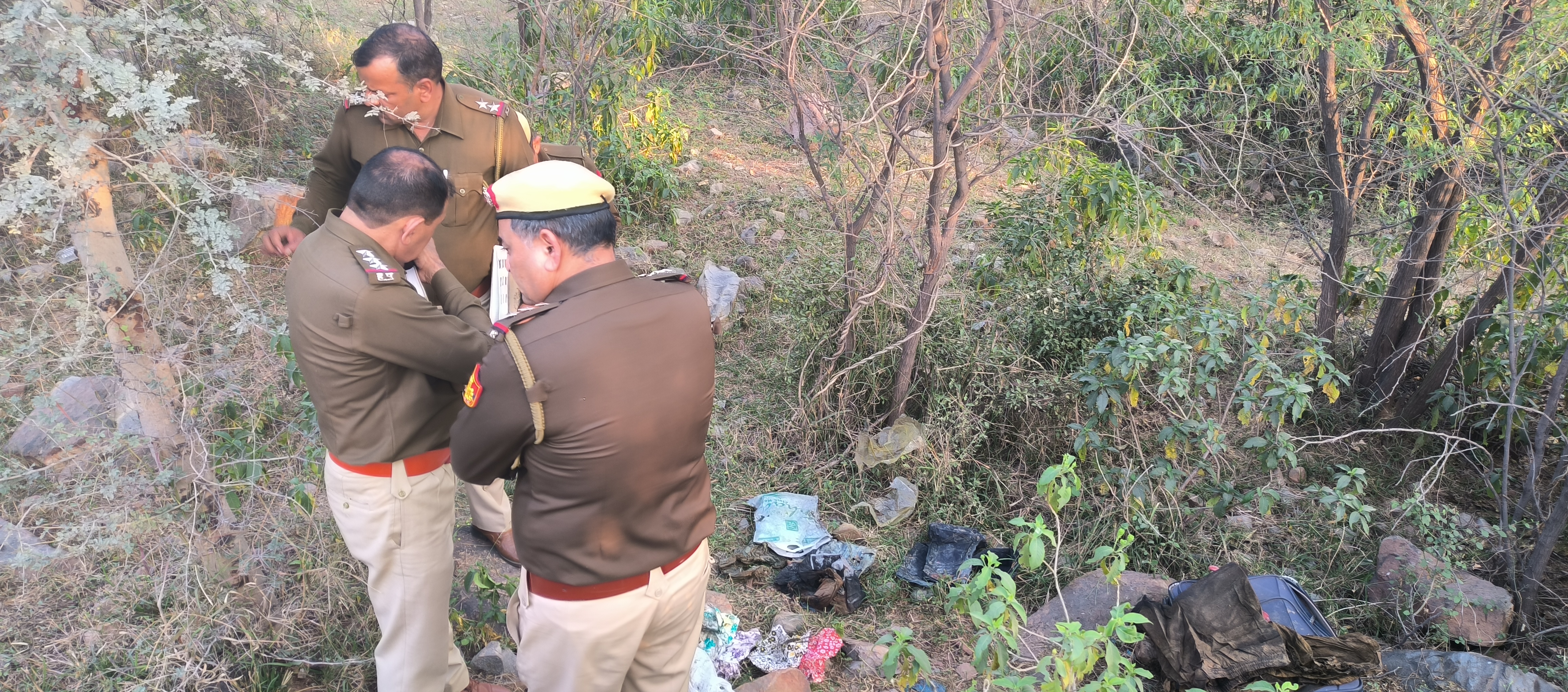 Dead body piece found in Aravalli hills in Faridabad