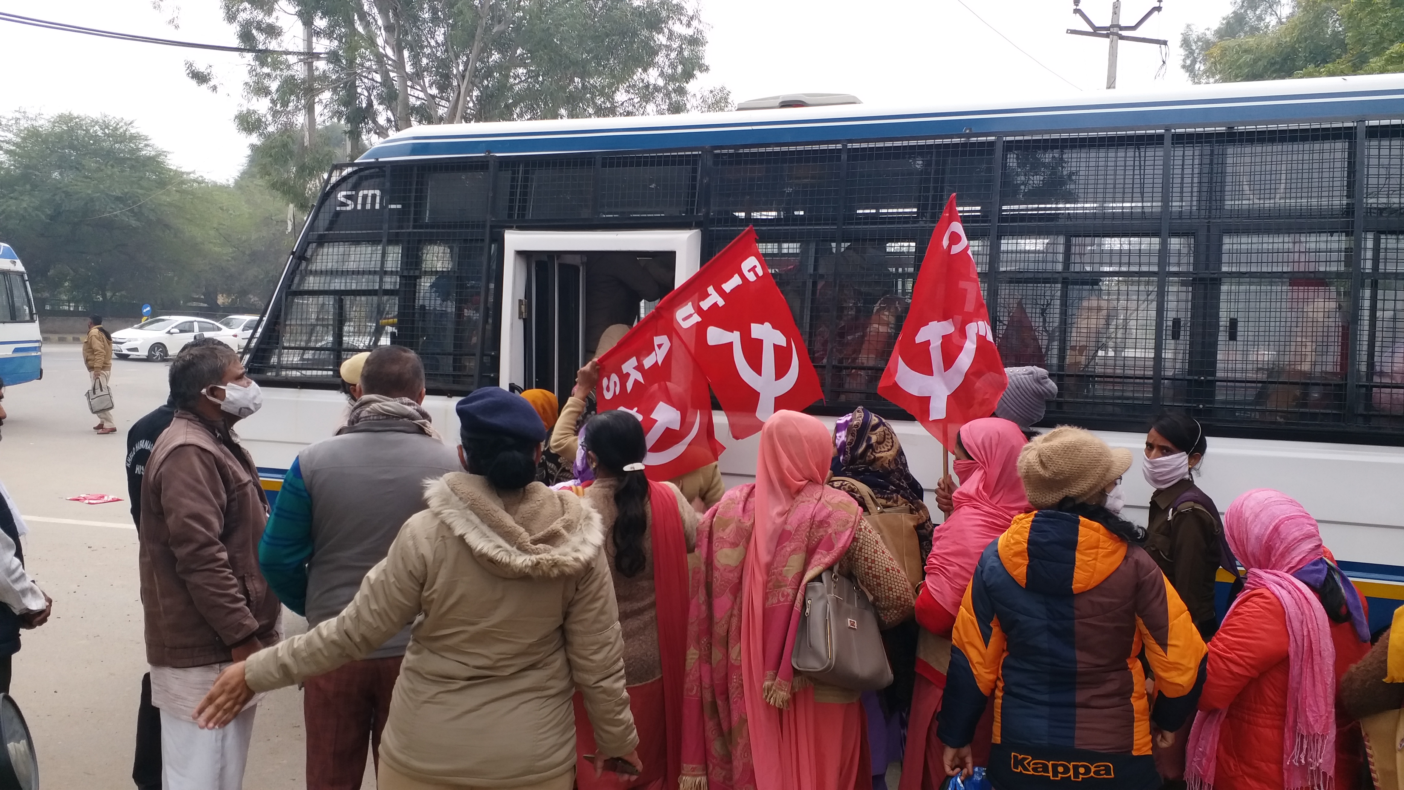 Anganwadi workers protest Hisar