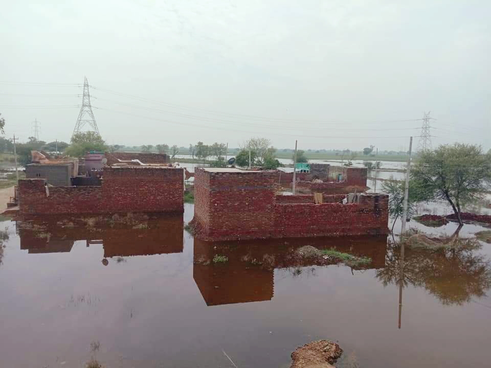 Villages submerged in Hisar after rain