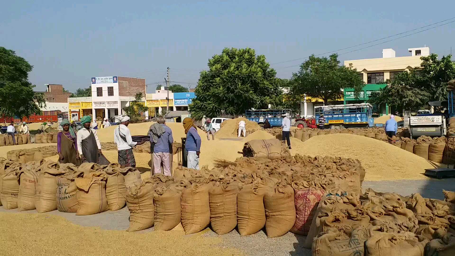 problems of neighbor state farmers for paddy procurement