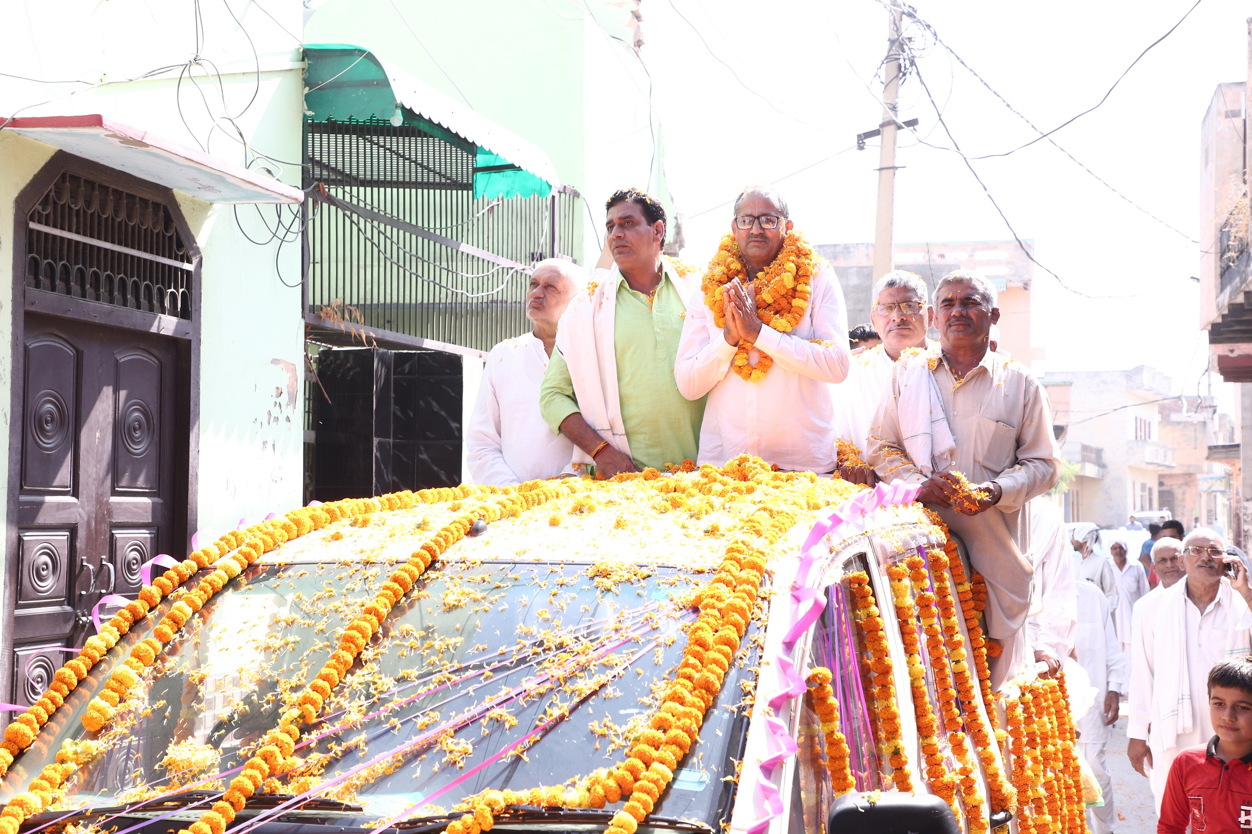 dronacharya award om prakash dahiya welcomed by panchayat of his native village rohana