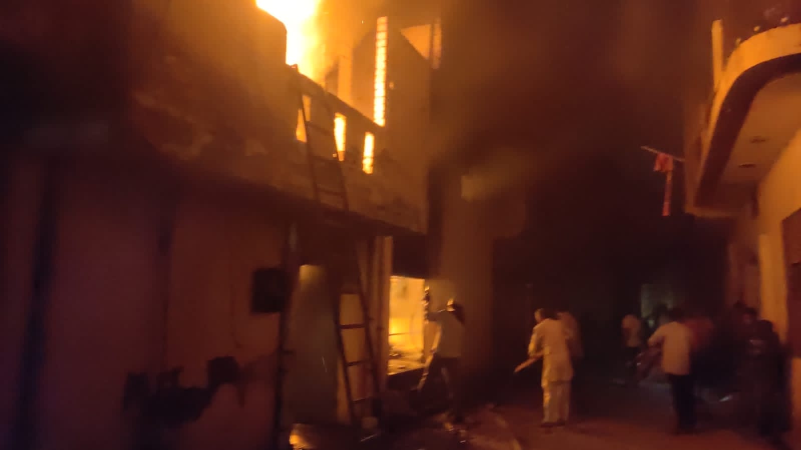 fireworks caused fire in panipat