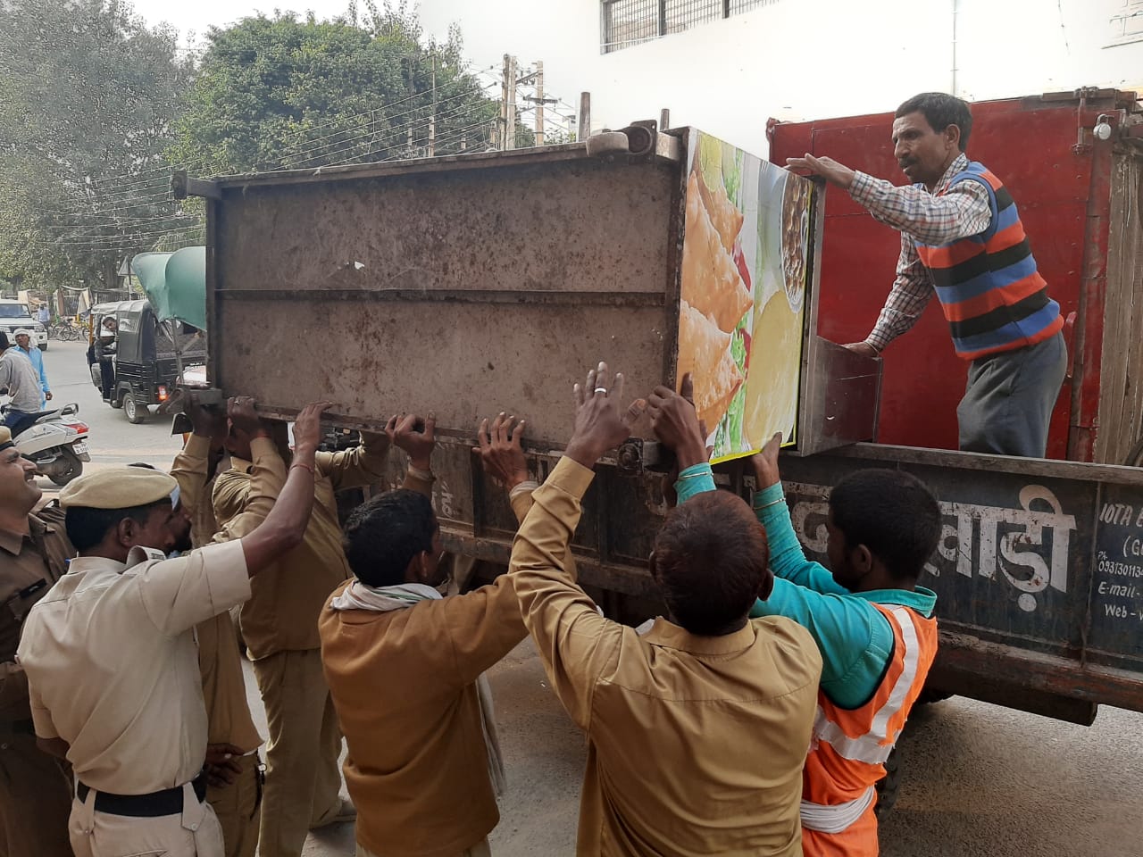 Rewari and dharuhera Encroachment Remove Campaign