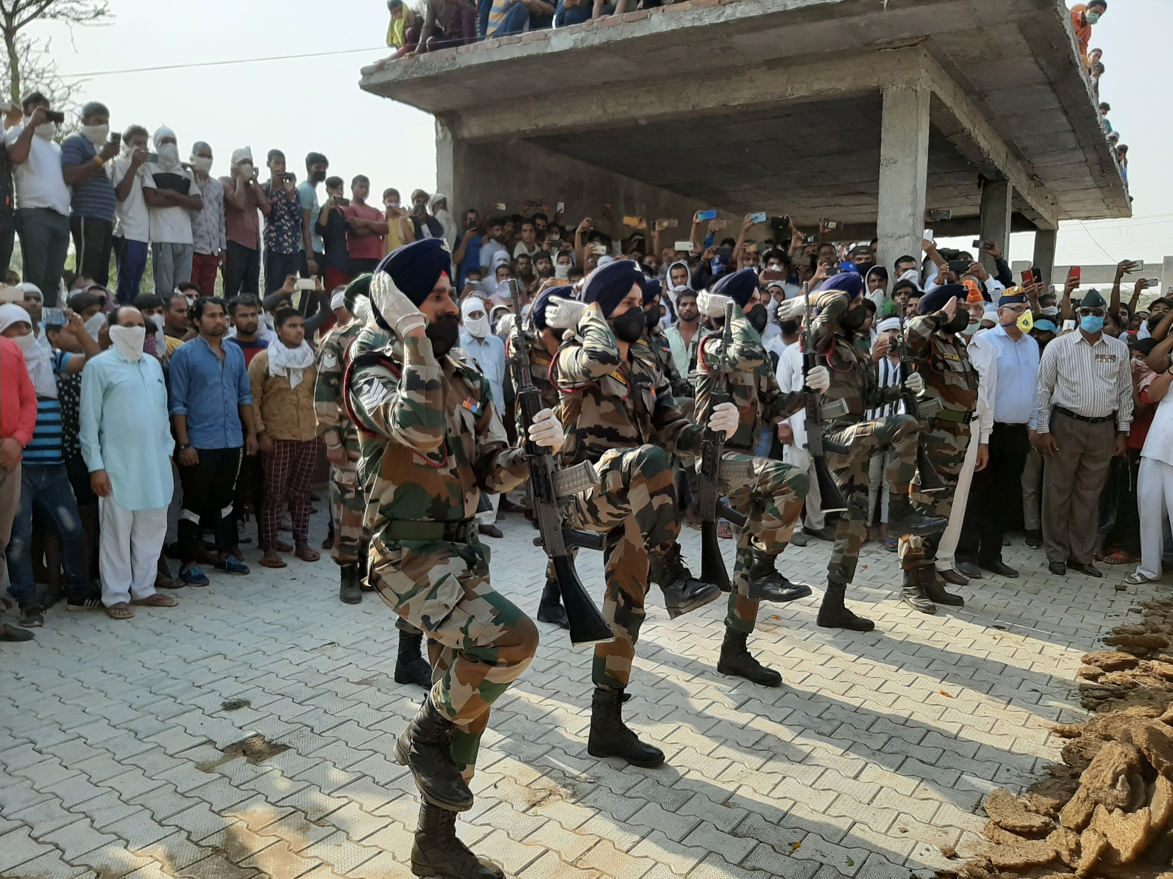 martyr raj singh khatana dead body reached damdama village