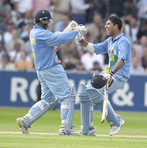 Mohammad Kaif and Yuvraj Singh