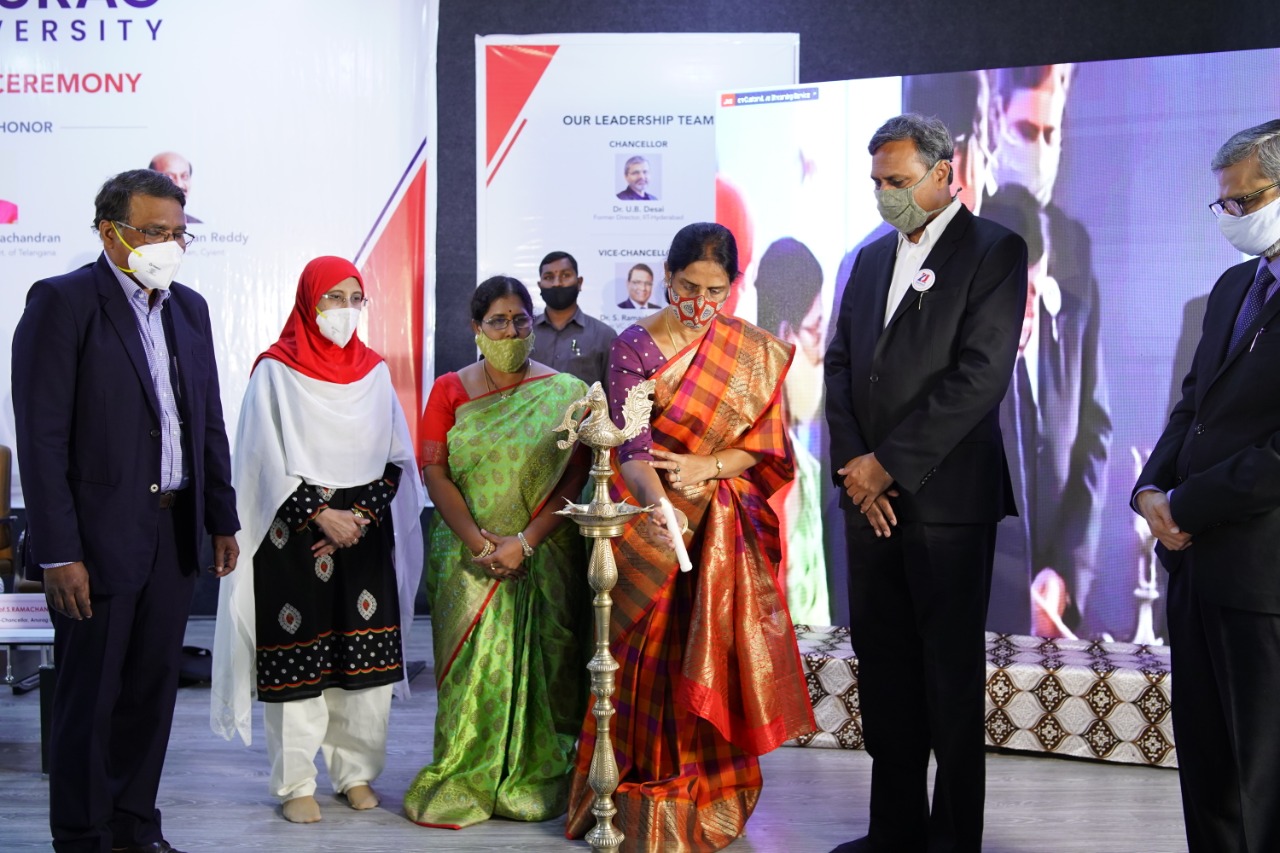 Minister Sabitha IndraReddy in Anurag University Opening Ceremony