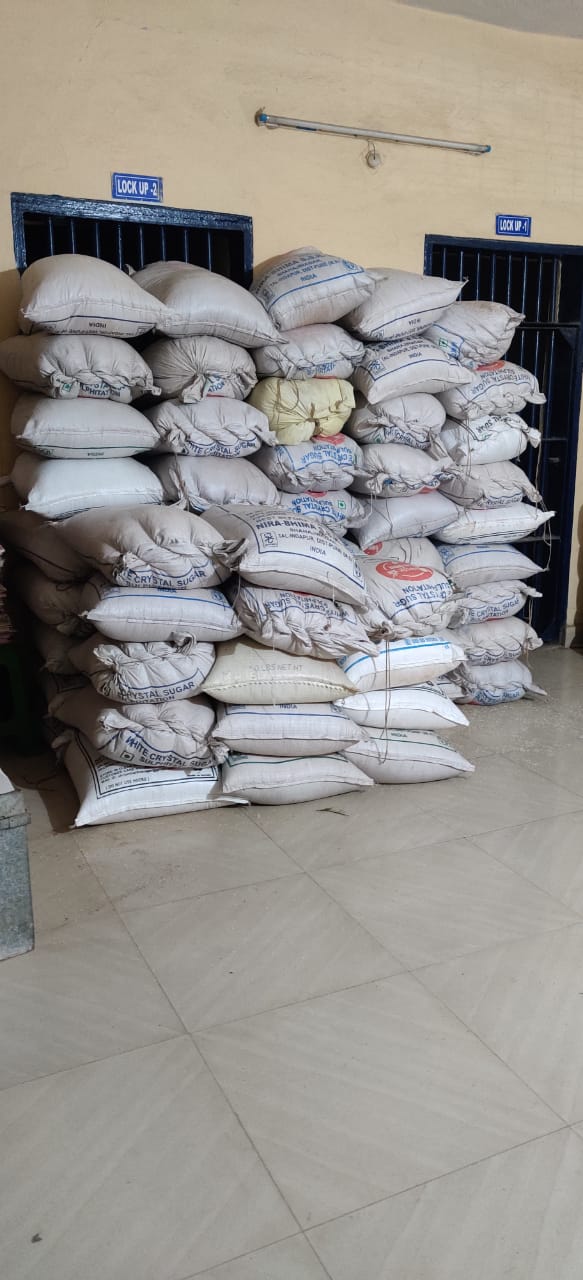 Seizure of ration rice being smuggled .. Case registered