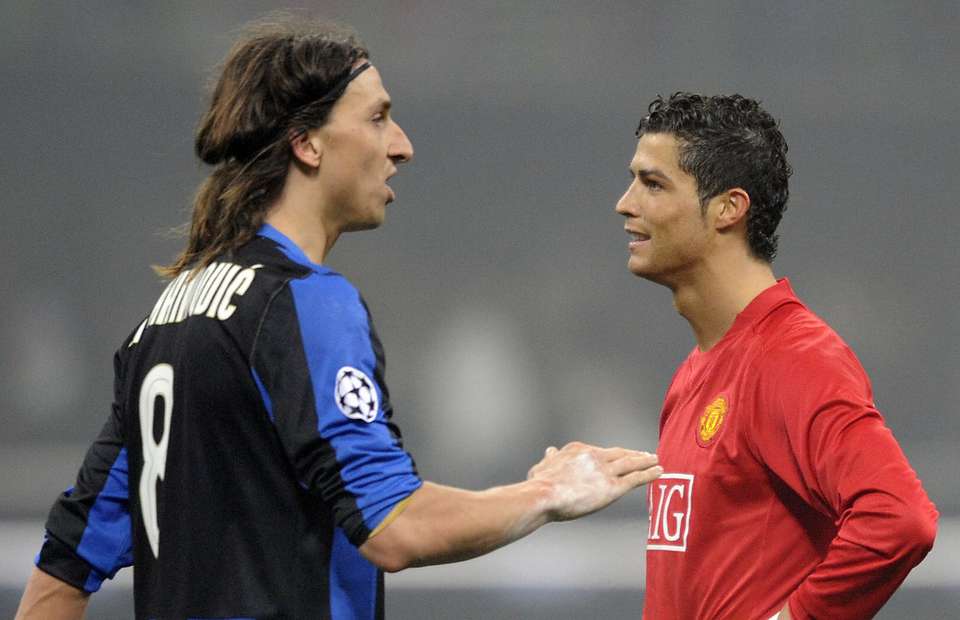 Zlatan Ibrahimovic and Cristiano Ronaldo