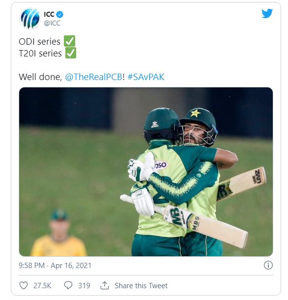 Pakistan defeat S Africa to