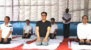 Kiren Rijiju, Union Minister for Youth Affairs and Sports, International Yoga Day, COVID-19 crisis