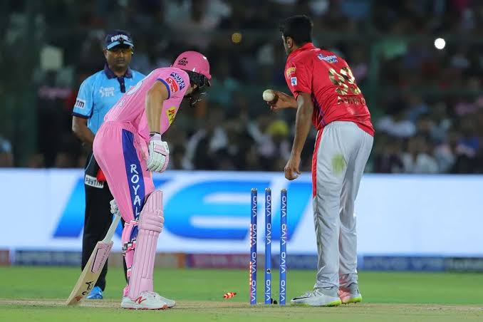 bowler ashwin mankading in ipl