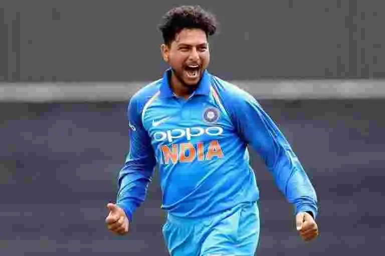 Spinner kuldeep yadav took a hat trick  second unofficial odi  india a against new zealand a  ನ್ಯೂಜಿಲೆಂಡ್ ಎ ವಿರುದ್ಧ ಹ್ಯಾಟ್ರಿಕ್ ಪಡೆದ ಕುಲದೀಪ್  ಸಾಧನೆ ಮಾಡಿದ ಚೈನಾಮನ್  ಅನಧಿಕೃತ ಏಕದಿನ ಪಂದ್ಯ  ಭಾರತದ ಚೈನಾಮನ್ ಬೌಲರ್ ಕುಲದೀಪ್ ಯಾದವ್  ನ್ಯೂಜಿಲೆಂಡ್ ಎ ವಿರುದ್ಧ ಭಾರತ ಎ ತಂಡ  ODI ಪಂದ್ಯದಲ್ಲಿ ಕುಲದೀಪ್ ಯಾದವ್ ಹ್ಯಾಟ್ರಿಕ್