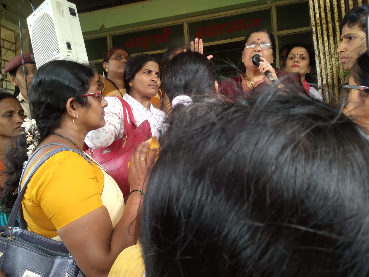 Asha workers agitation