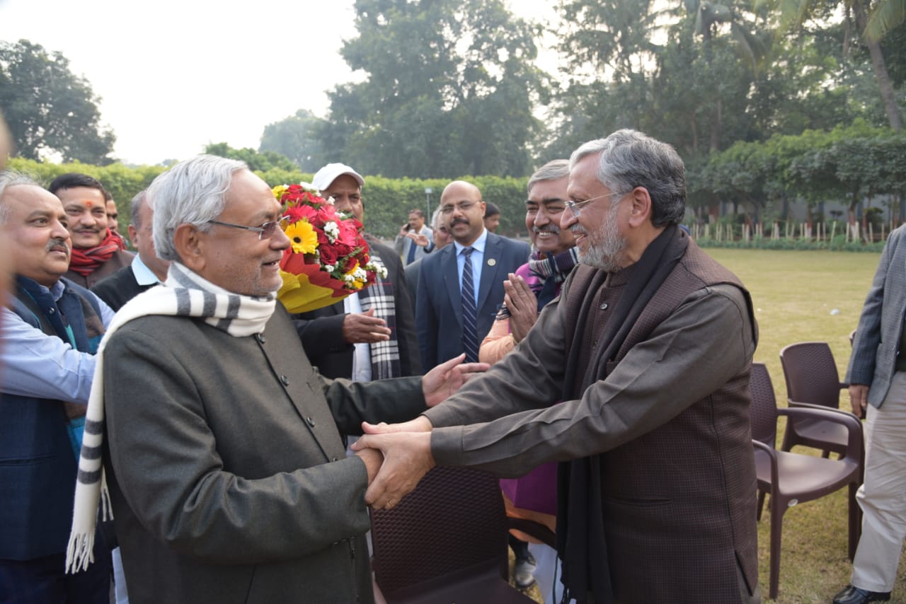 sushil modi wishes cm nitish kumar