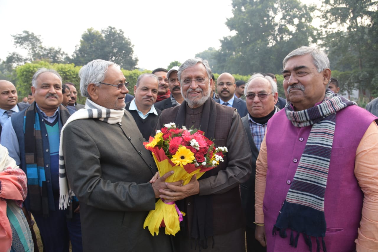 sushil modi wishes cm nitish kumar