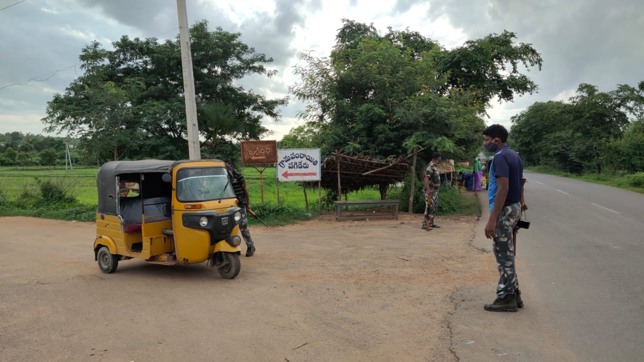 police combing for chattisgarh maoists of  in bhadradri kothagudem districtpolice combing for chattisgarh maoists of  in bhadradri kothagudem district