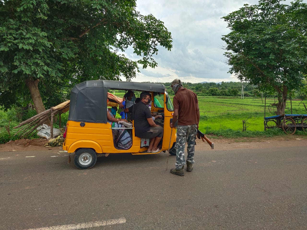 police combing for chattisgarh maoists of  in bhadradri kothagudem district