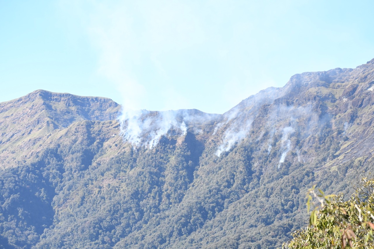 Wildfire on the Manipur-Nagaland border