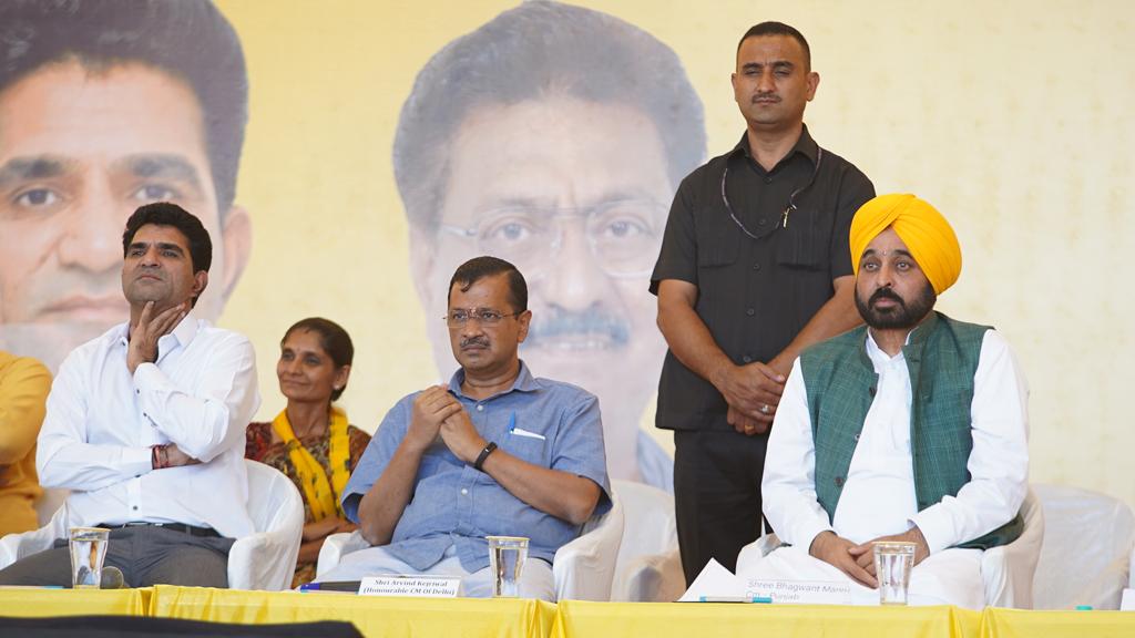 Chief Minister Bhagwant Mann said that the people of Gujarat have made up their minds to throw out the BJP
