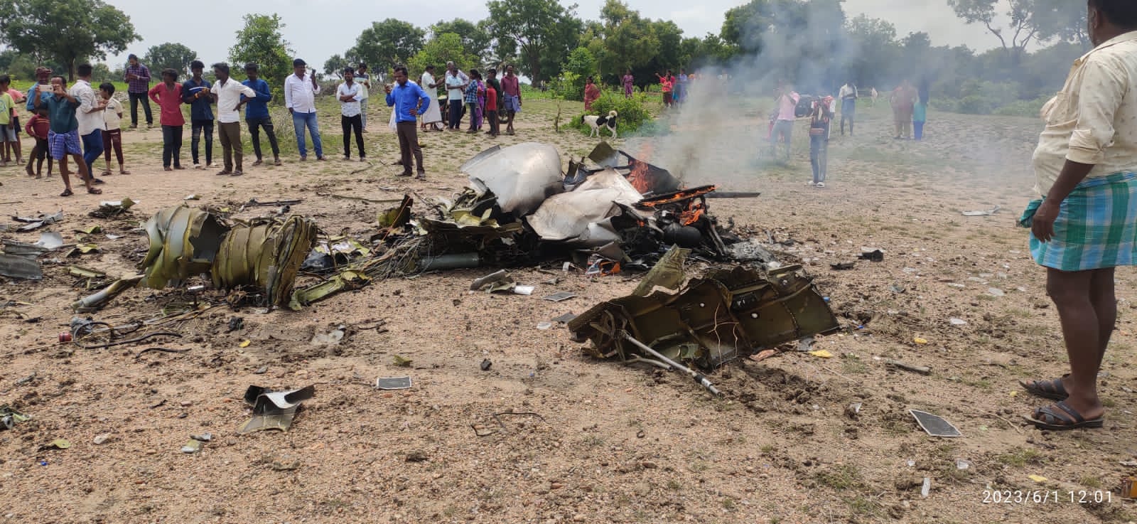 aircraft crash in karnataka
