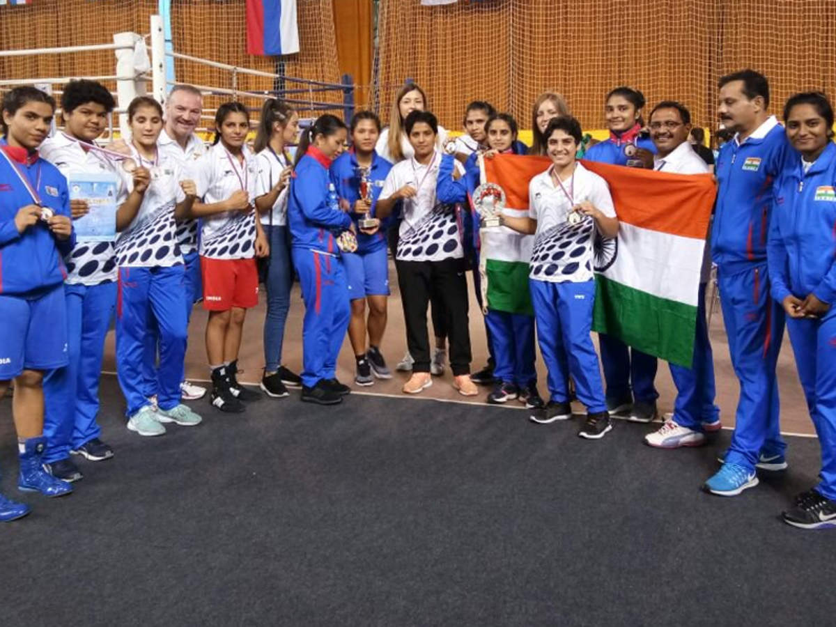 Indian boxers at NIS Patiala