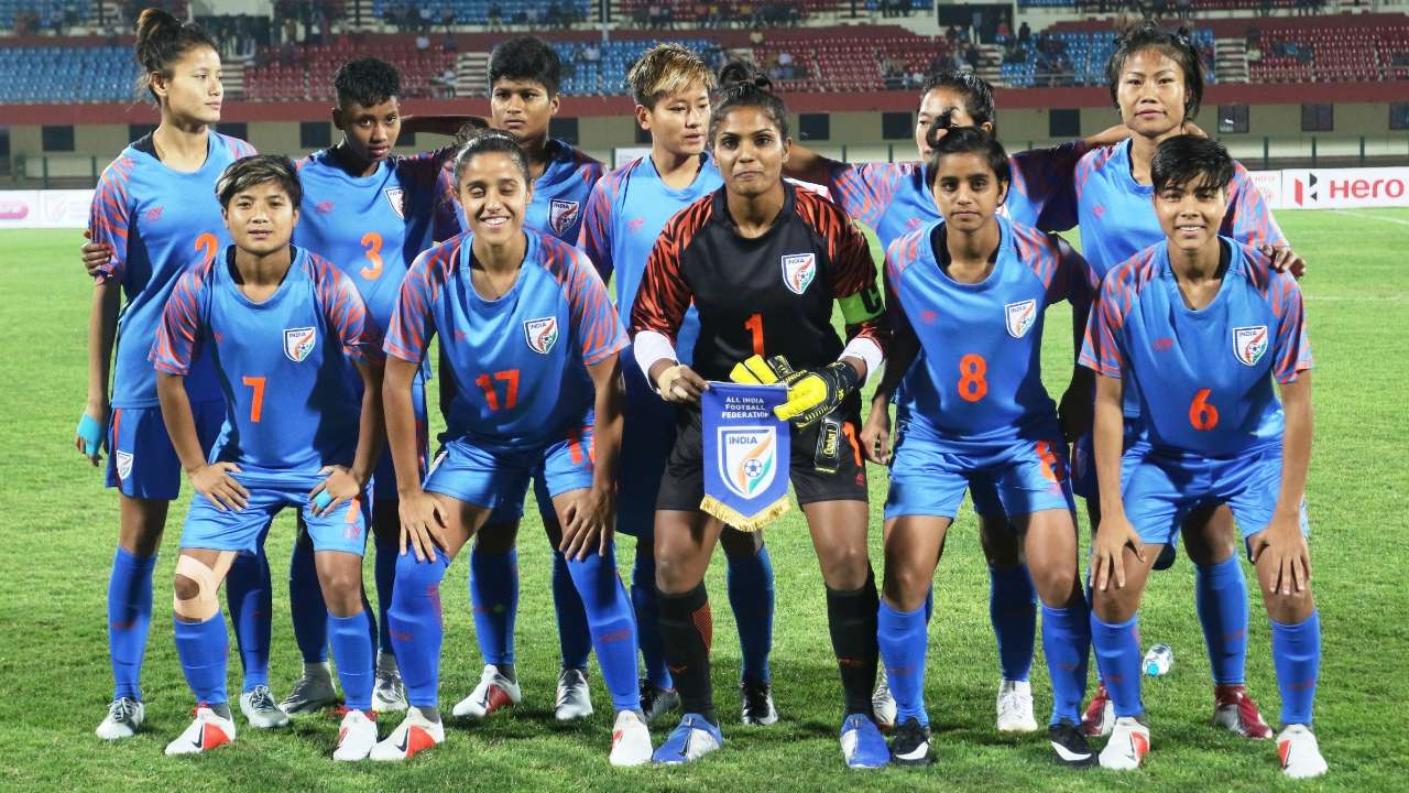 India women's football team.