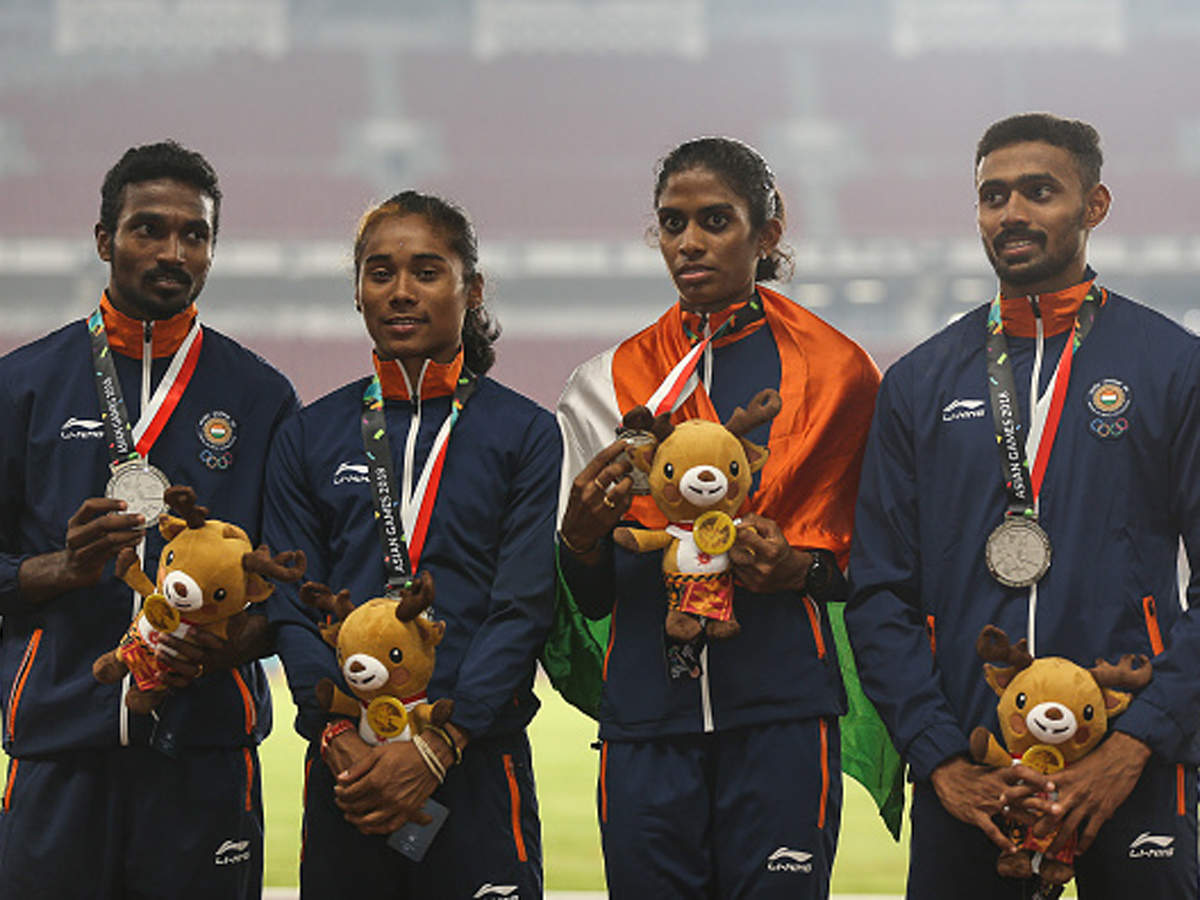 Indian mixed relay team's Asian Games medal upgraded to gold