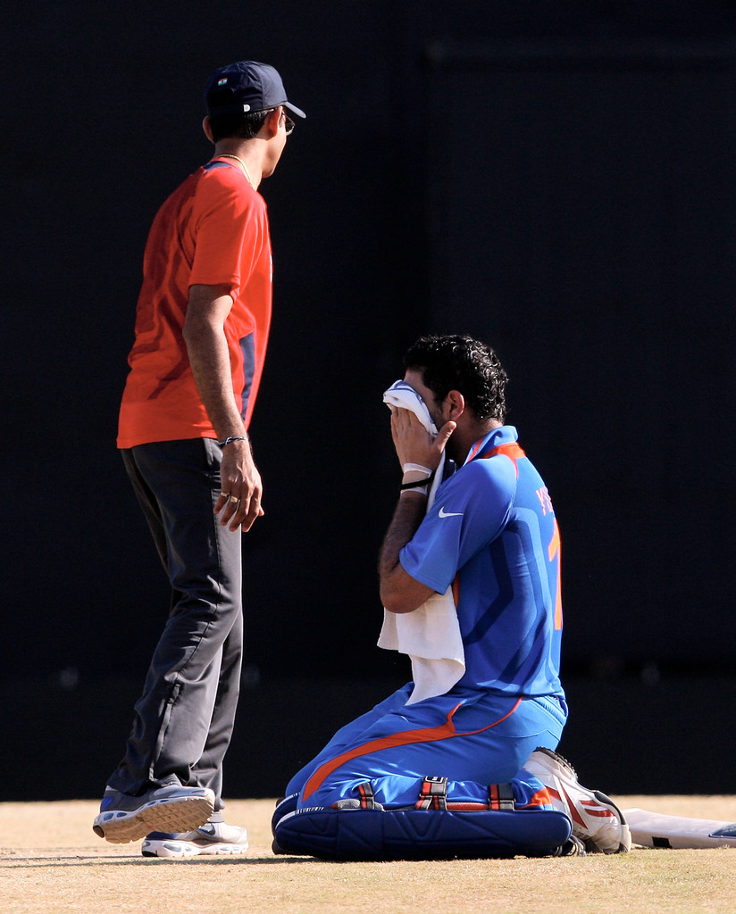 Yuvraj Singh, century, 2011 World Cup, West Indies