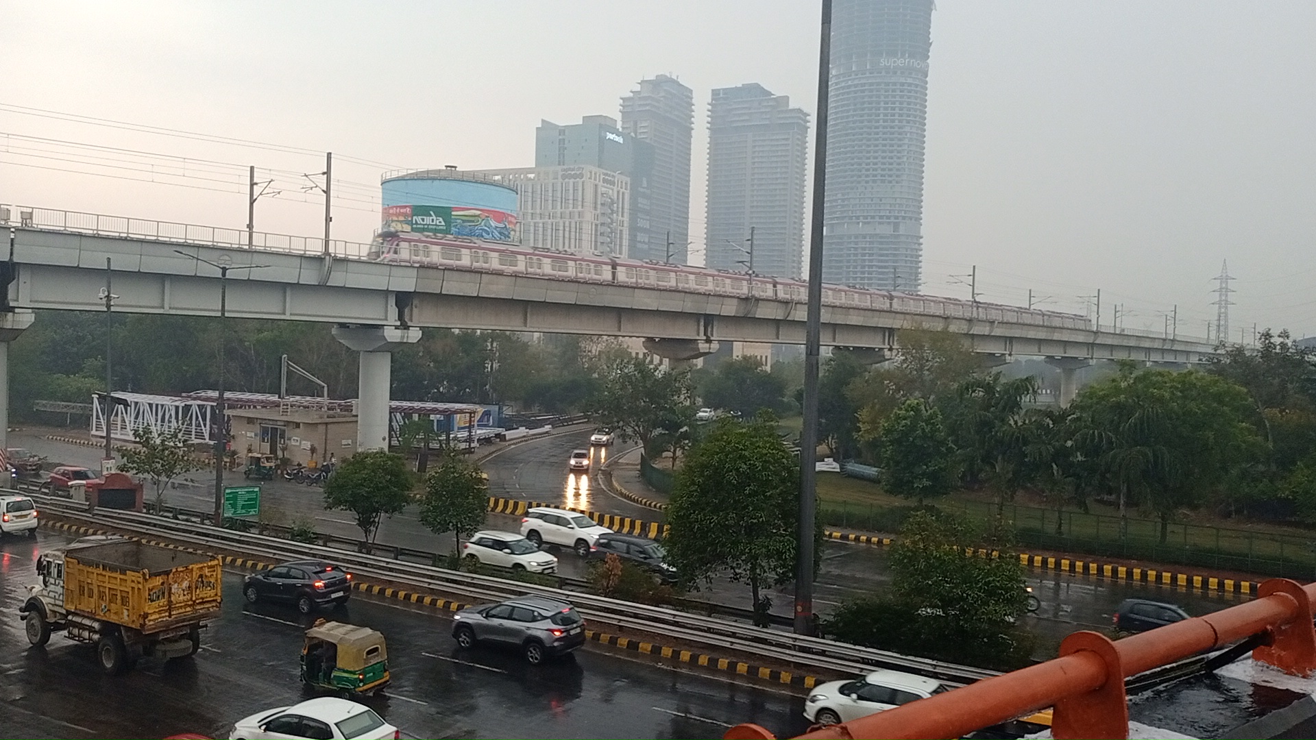 cold wave in noida due to heavy rain