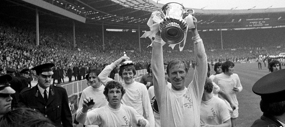 Charlton with the trophy