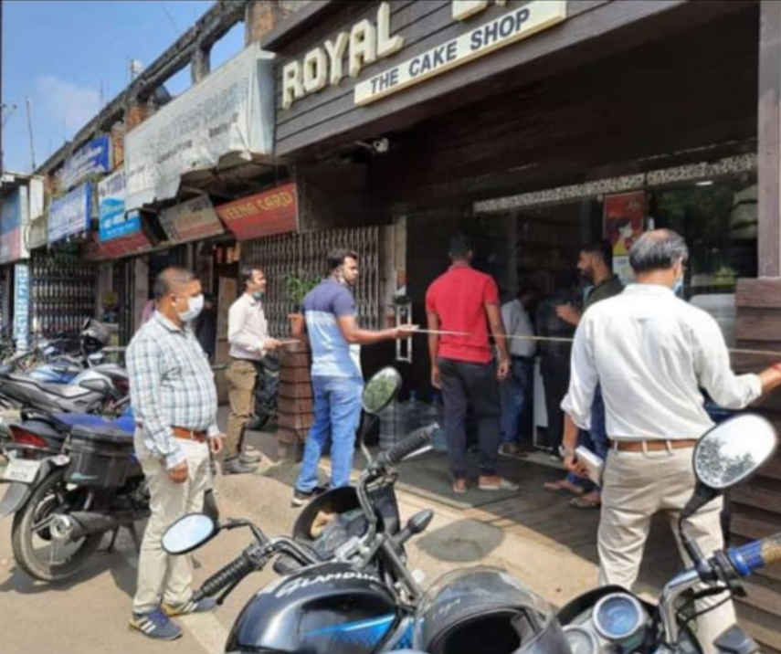 Dhanbad Municipal Corporation started measuring shops