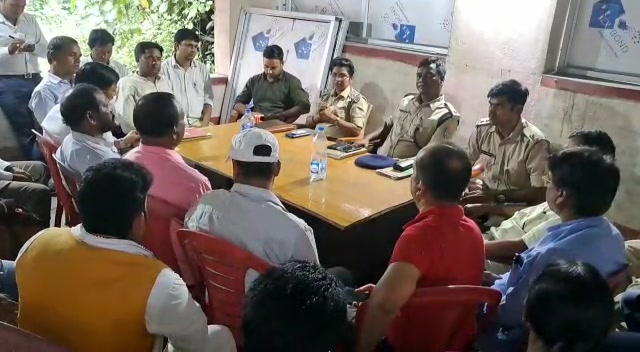 Police public meeting to maintain peace after Sindri violent clash in Dhanbad