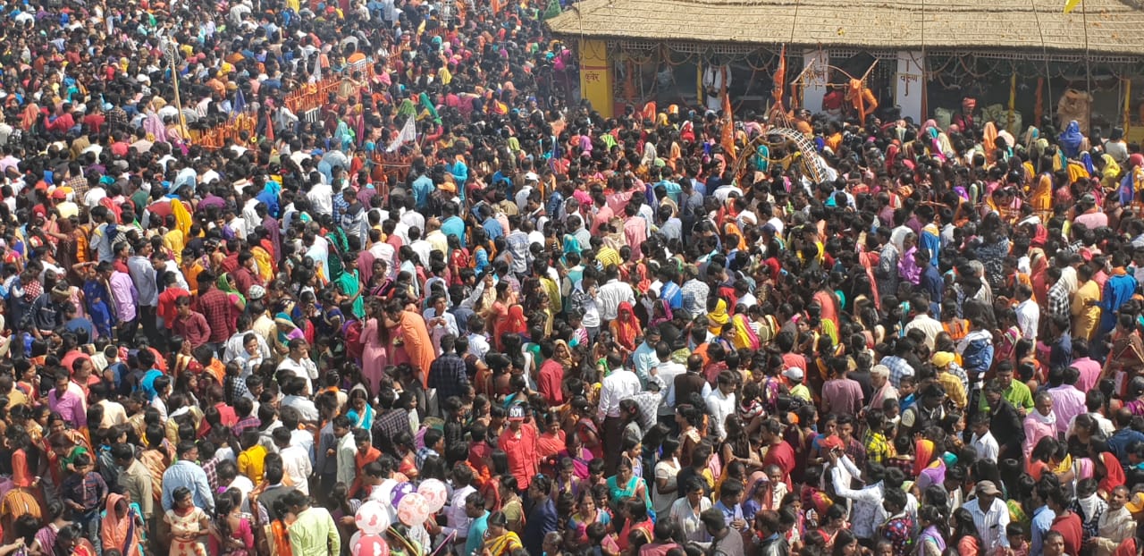 Devotees gathered in Ramraj temple Mahayagya in dhanbad